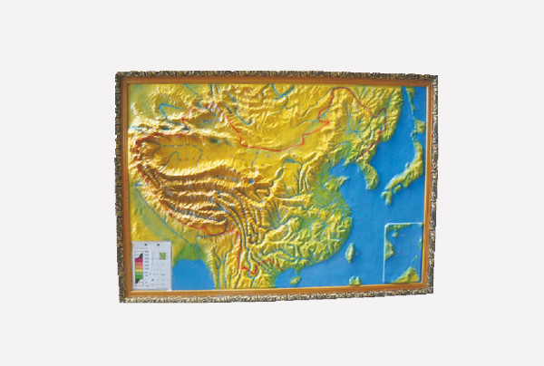 中國(guó)立體(tǐ)地(dì)形模型